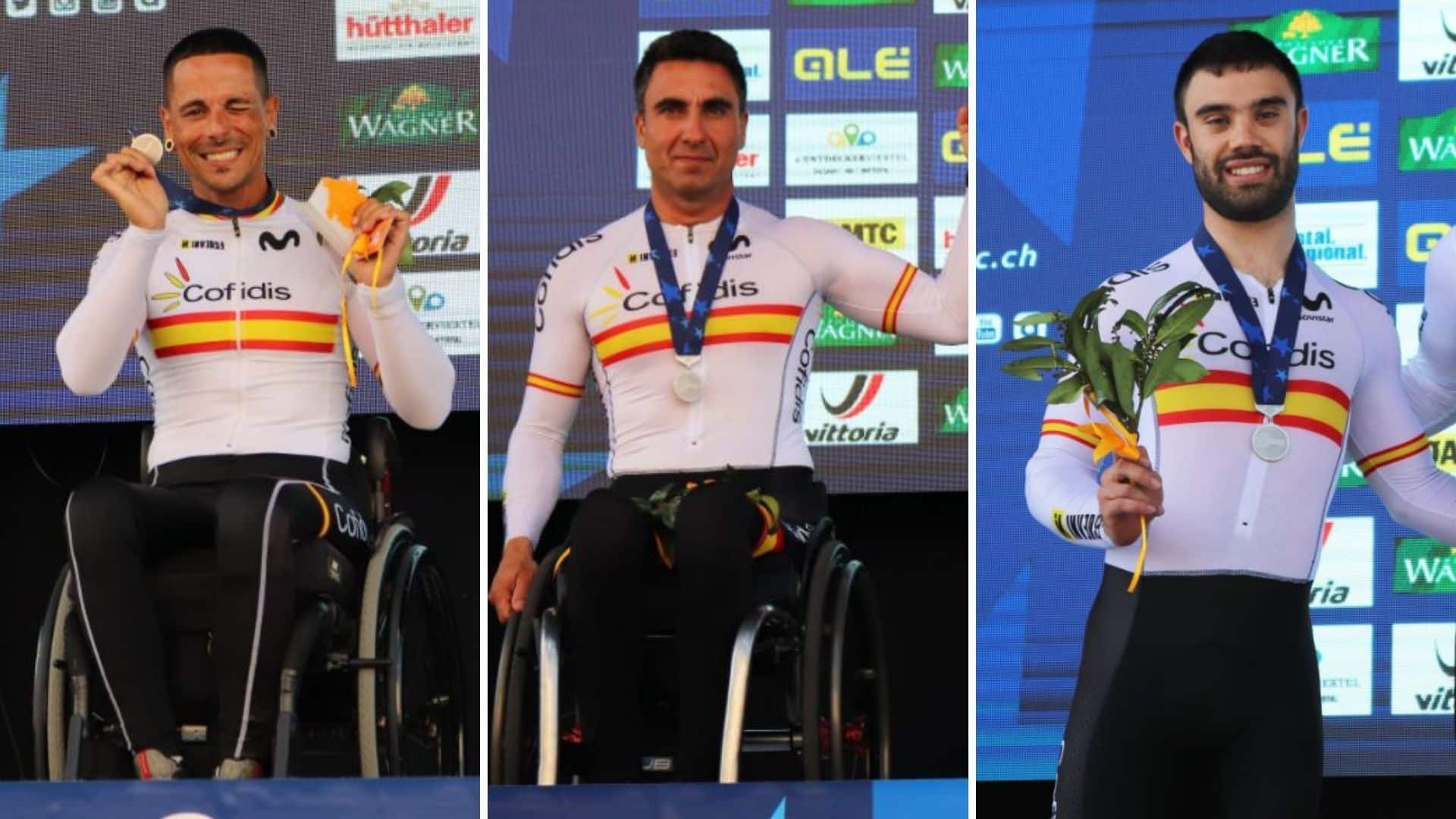Un saco de 13 medallas para el ciclismo español en el Europeo