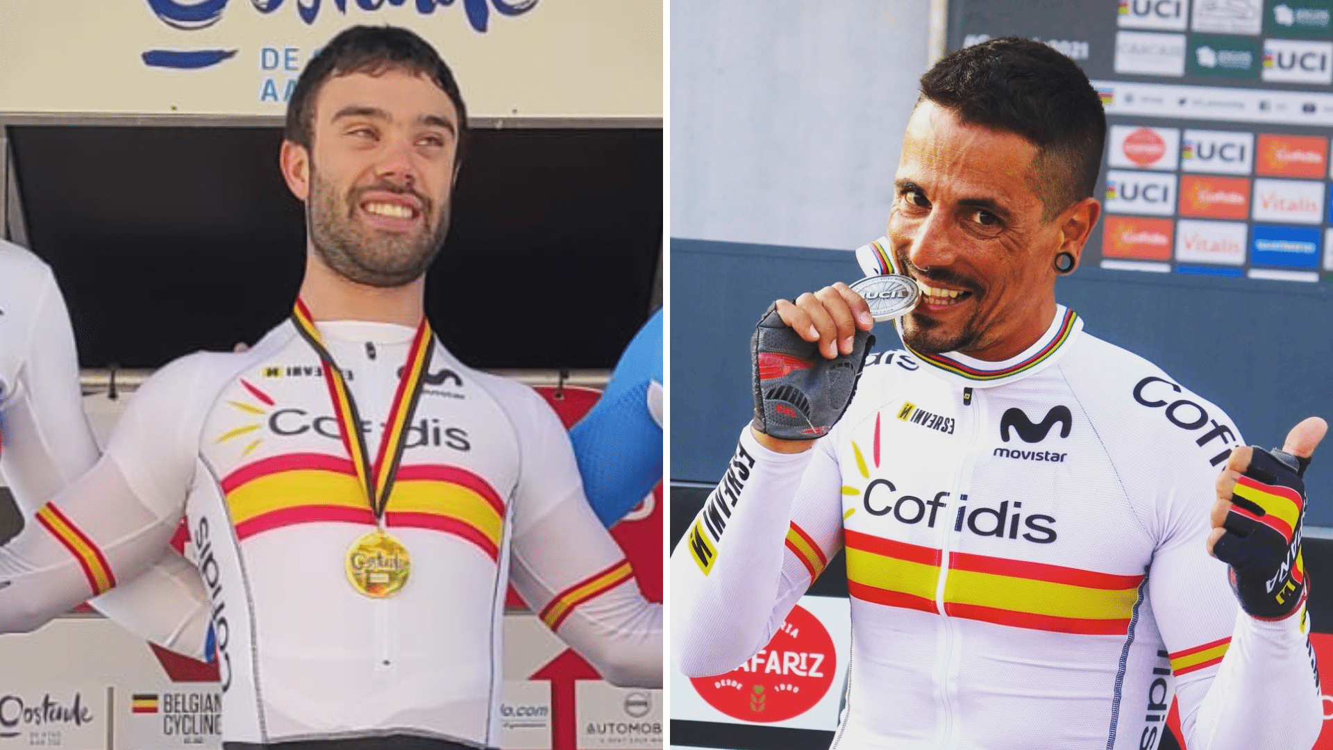 Oro de Gonzalo García Abella y plata de Sergio Garrote en la contrarreloj