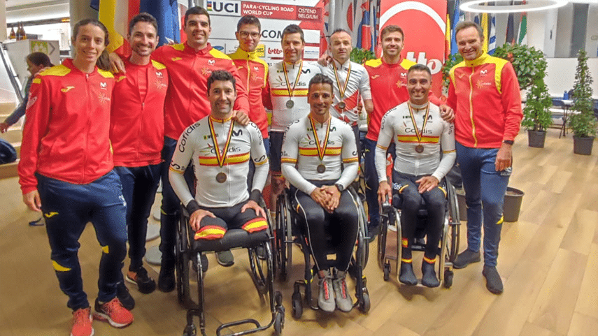 Una decena de medallas para el ciclismo español en Ostende