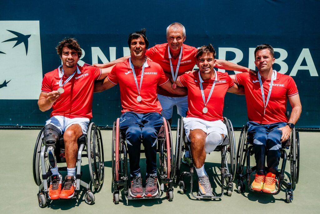 España repite plata en la Copa del Mundo de tenis en silla