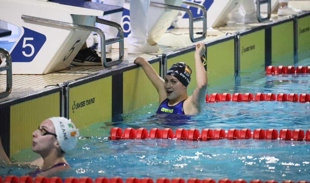 Tasy Dmytriv, una prodigiosa bracista de oro mundial
