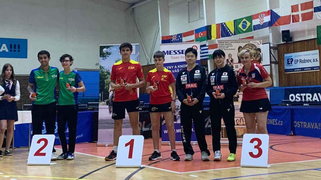 El tenis de mesa español logra cinco medallas en República Checa