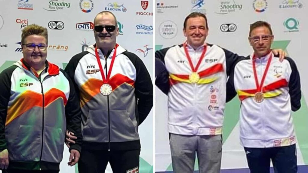 Cinco medallas para el tiro español en la Copa del Mundo de Châteauroux