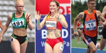 Adi Iglesias, Sara Andrés y Yassine Ouhdadi, atletas de récords
