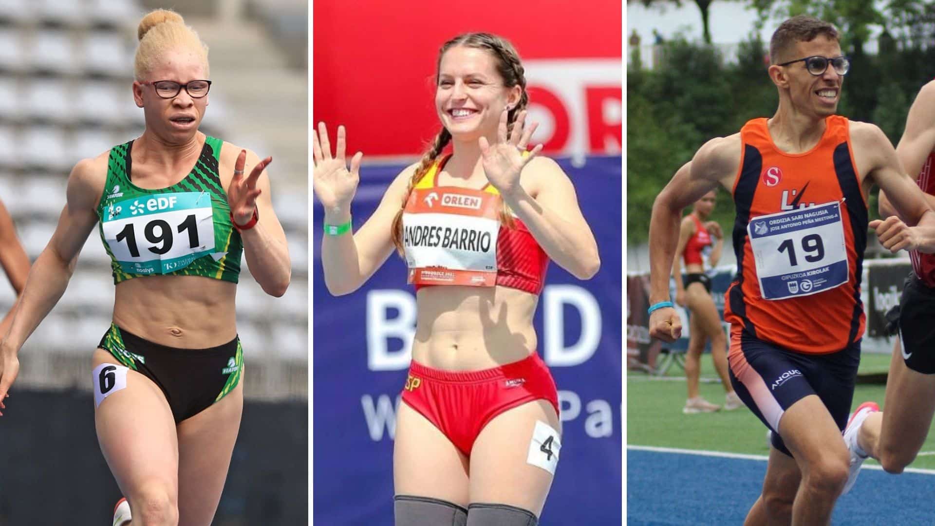 Adi Iglesias, Sara Andrés y Yassine Ouhdadi, atletas de récords