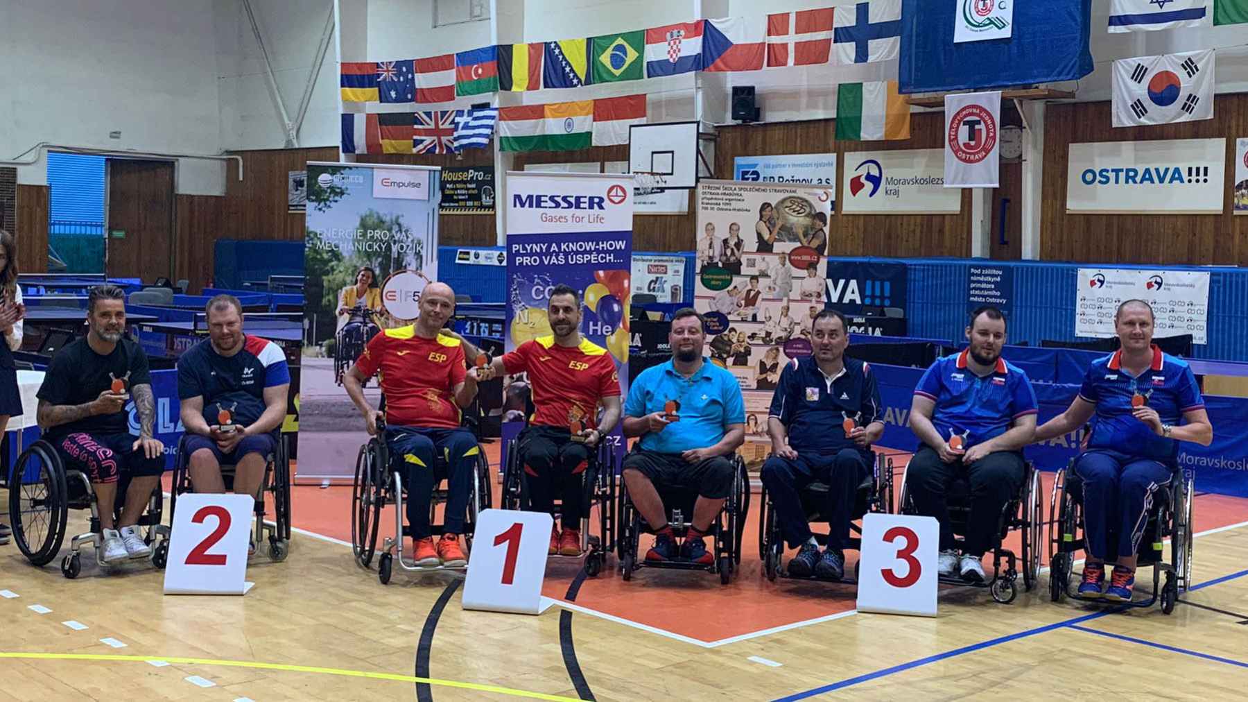 El tenis de mesa español logra cinco medallas en República Checa