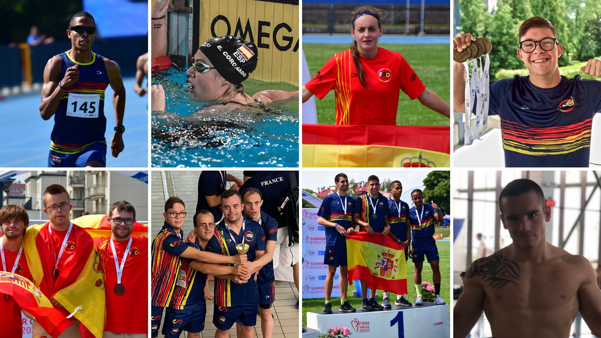 Catarata de medallas para España en el European Games Virtus