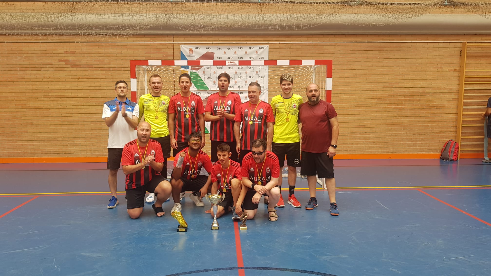 Unión Adarve Madrid, campeón de España de fútbol para ciegos