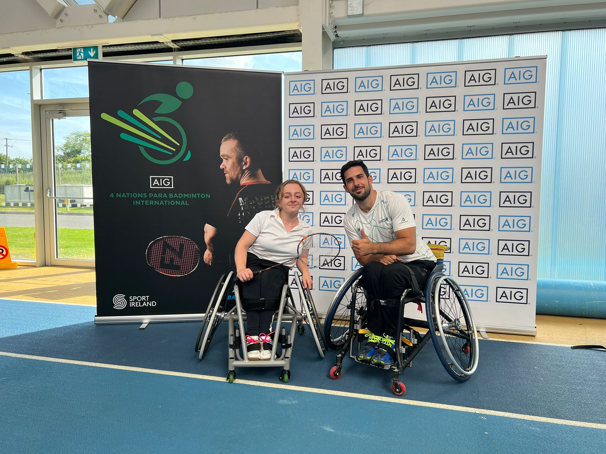 Nacho Fernández y Paco Motero suben al podio en el Internacional de Irlanda de bádminton