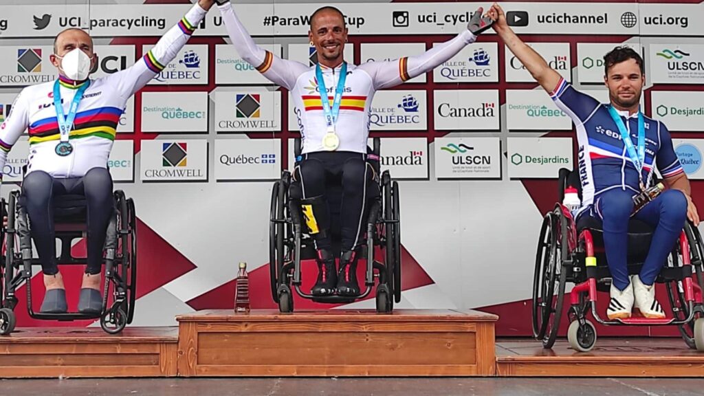 Una contrarreloj dorada para Sergio Garrote en la Copa del Mundo
