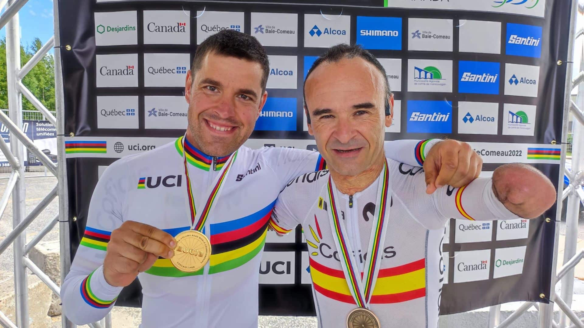 Eduardo Santas, un inesperado oro mundial en la crono