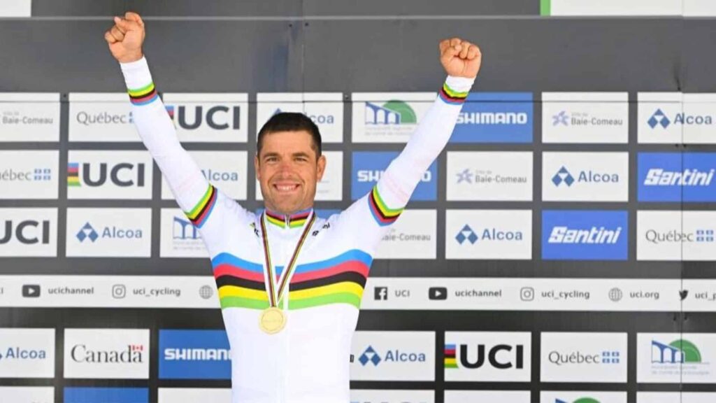 Eduardo Santas, un inesperado oro mundial en la crono