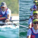 Javi Reja y el cuatro con timonel mixto, quintos en el Europeo de remo