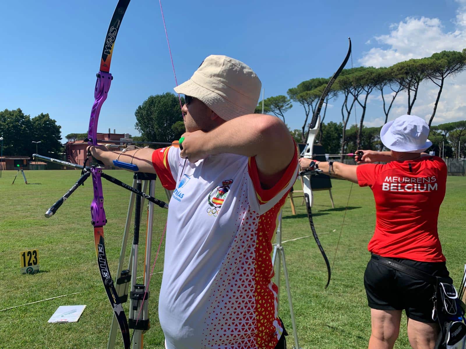 Fernando Galé y Adrián Martínez, plata continental en tiro con arco