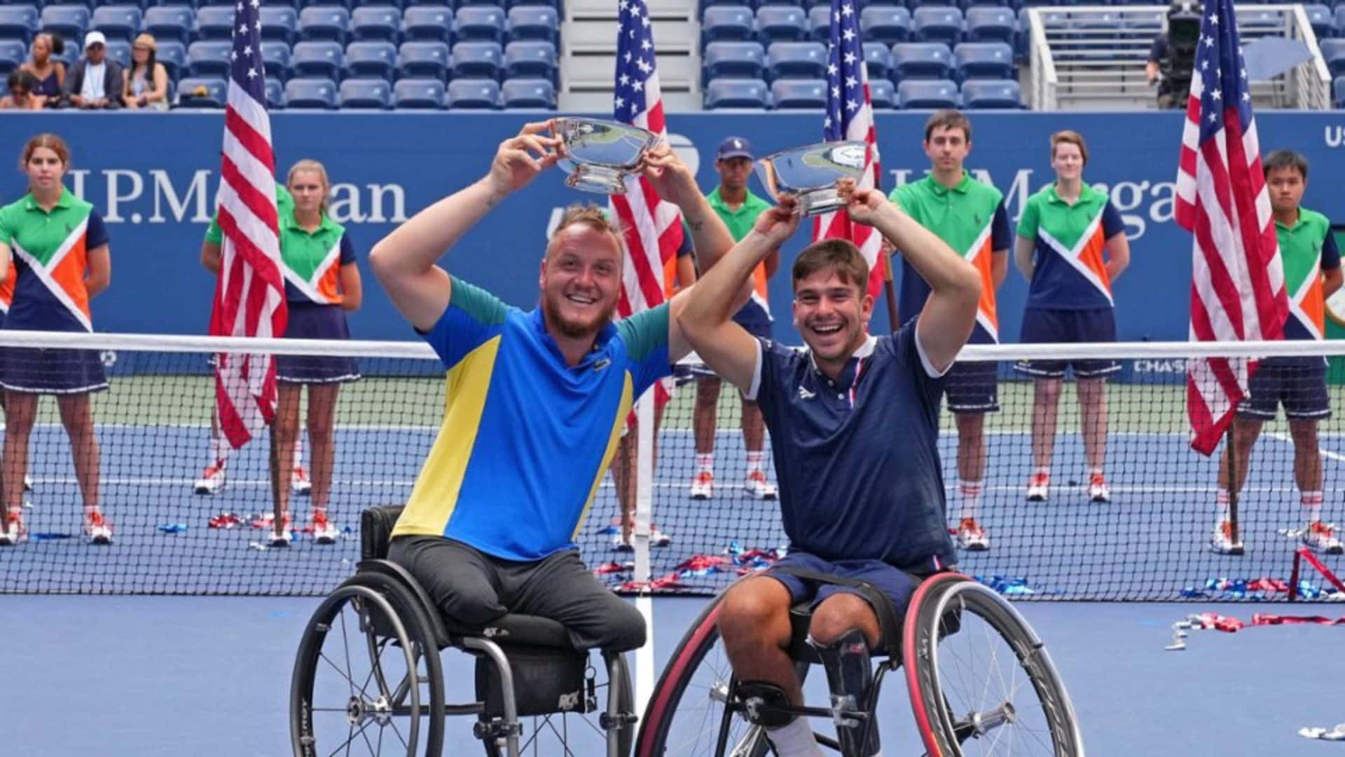 De la Puente hace historia con el título de dobles en el US Open