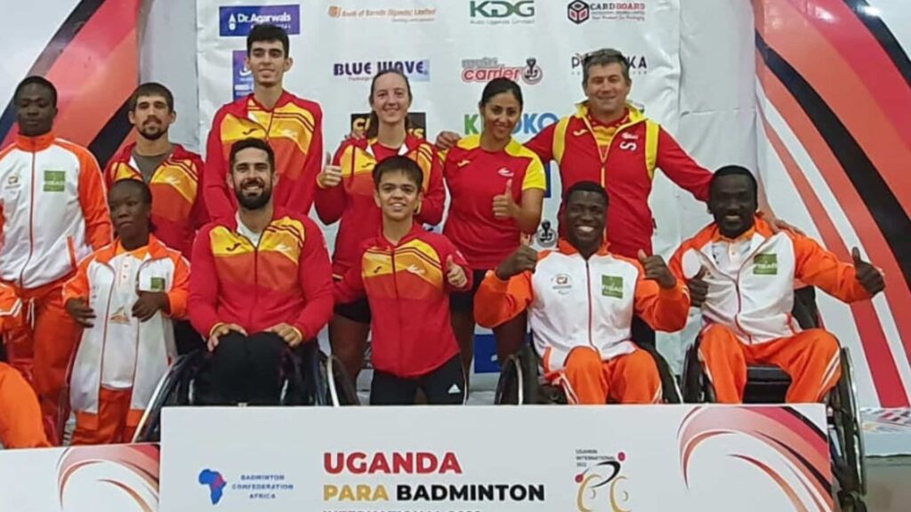 Cinco medallas para el bádminton español en el Internacional de Uganda