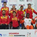 Cinco medallas para el bádminton español en el Internacional de Uganda