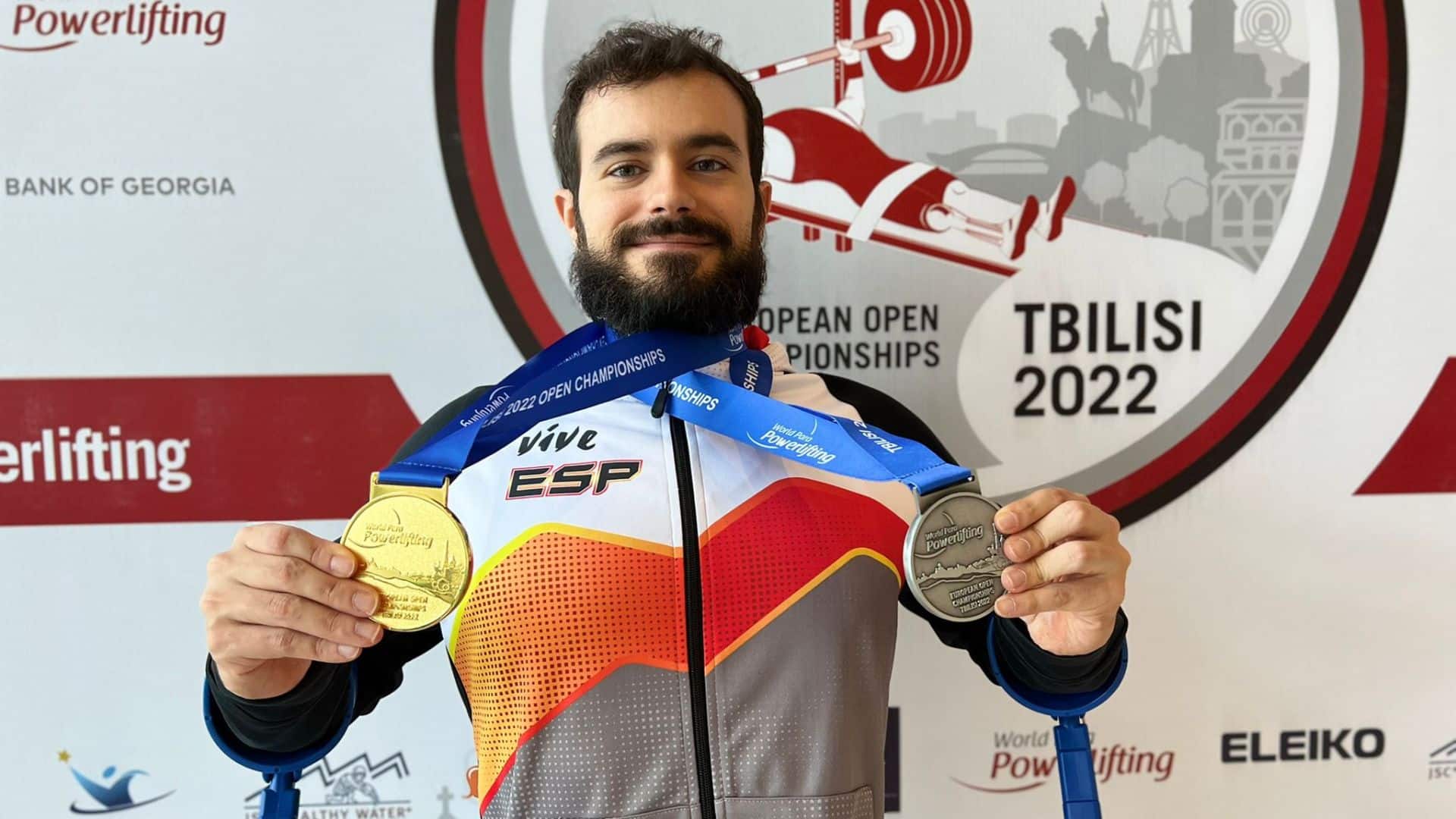 David Gómez, oro en el total paralímpico del Europeo de halterofilia