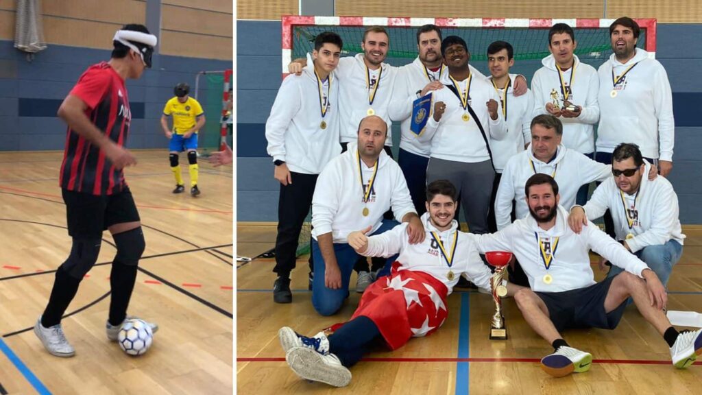 Madrid se lleva la Saxon Blind Cup de fútbol para ciegos