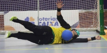 Javi Serrato, un español en la élite del goalball brasileño
