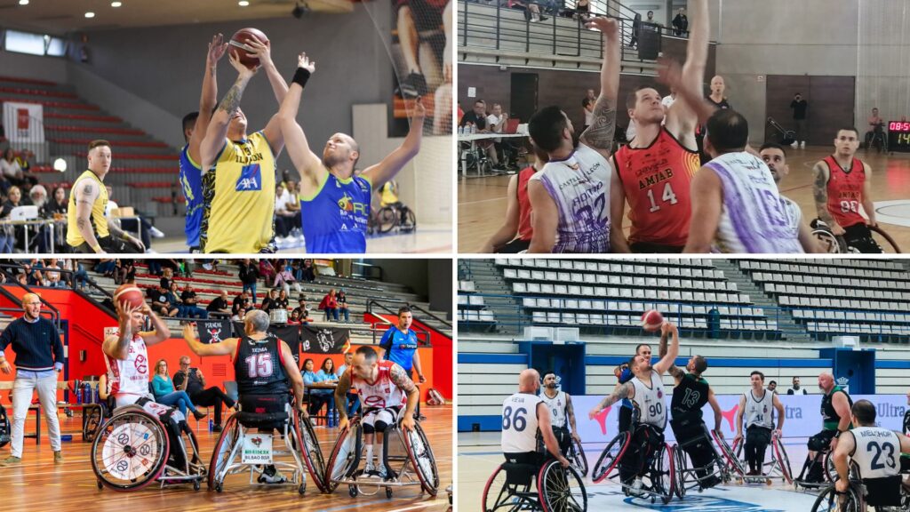 Cuatro equipos al frente de la tabla en la Liga de baloncesto en silla