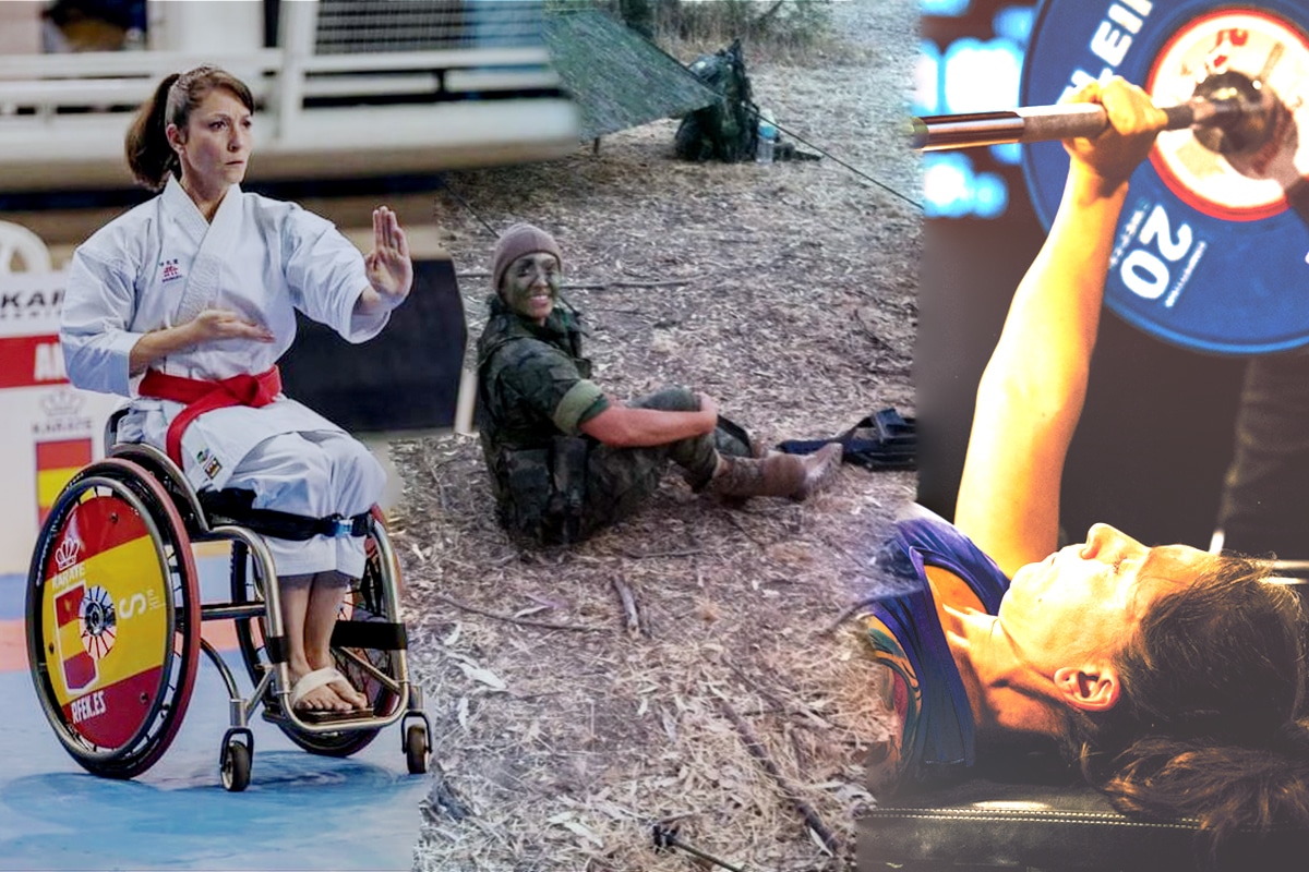 Isabel Fernández, la soldado que reina en katas y despunta en press banca