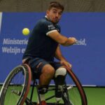 Martín de la Puente, un maestro de dobles en tenis en silla