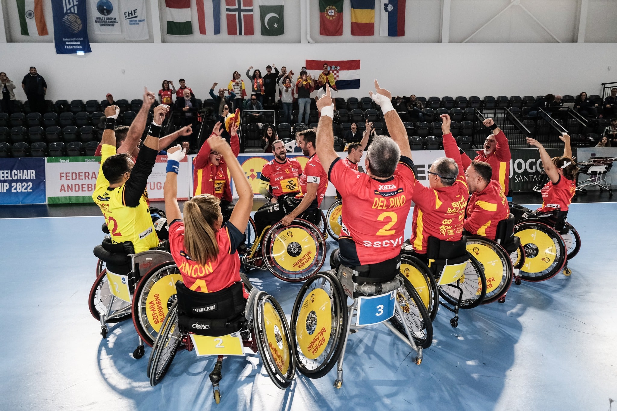 Los 'hispanos', quintos en el Mundial de balonmano en silla