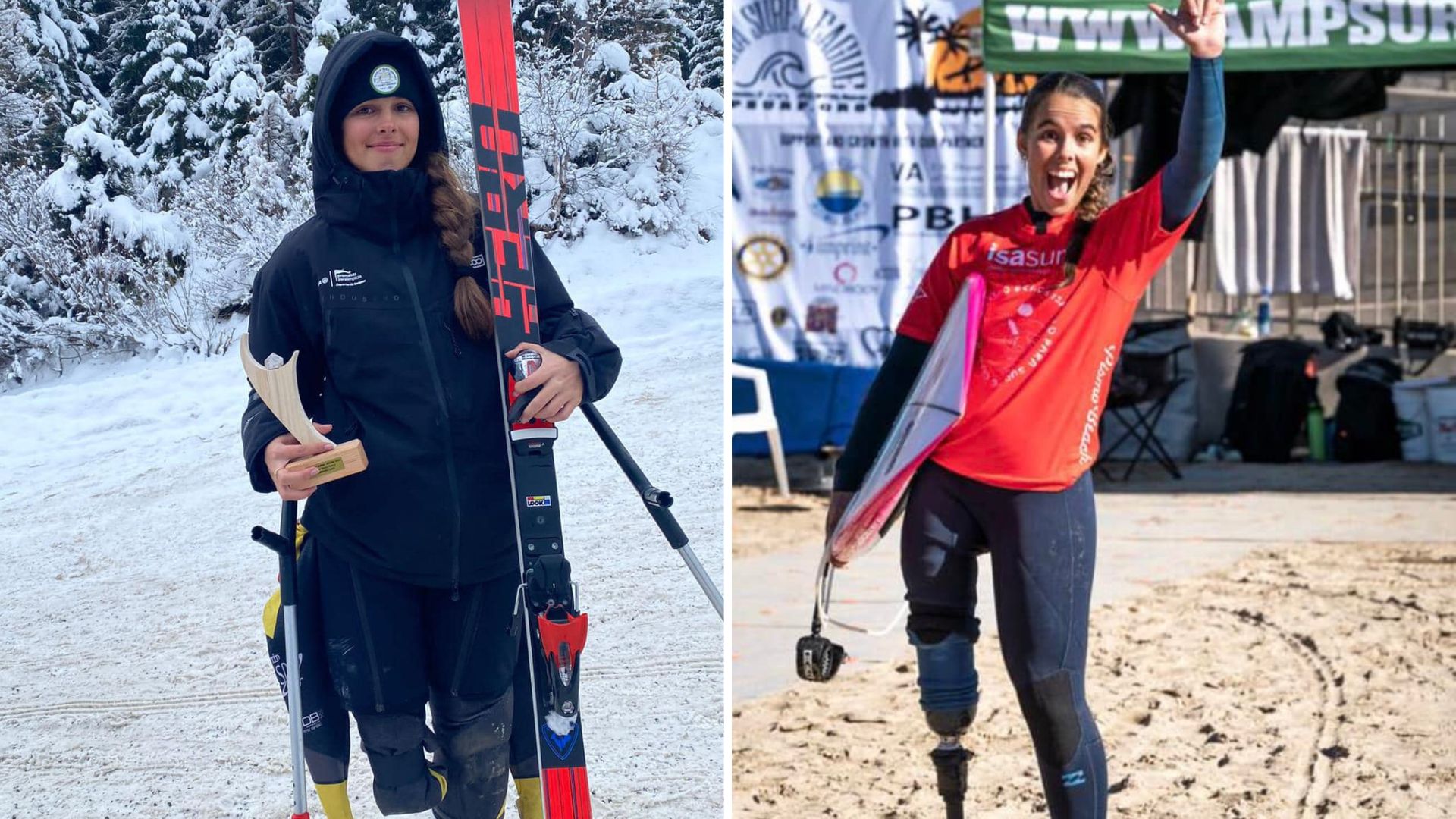María Martín-Granizo, talento sin límites entre olas y en la nieve