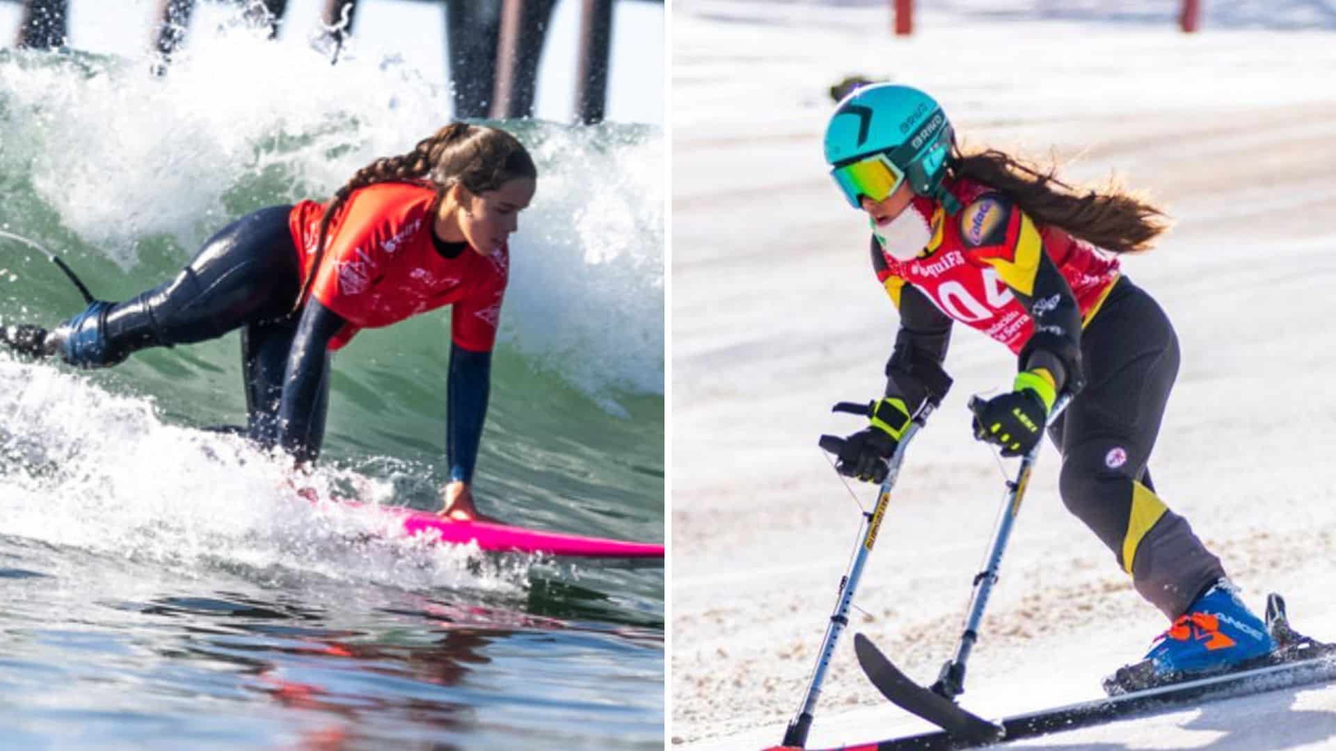 María Martín-Granizo, talento sin límites entre olas y en la nieve