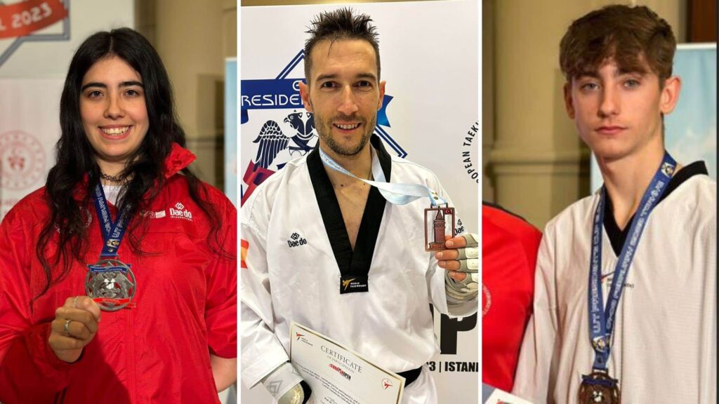 Tres medallas para el taekwondo español en Estambul