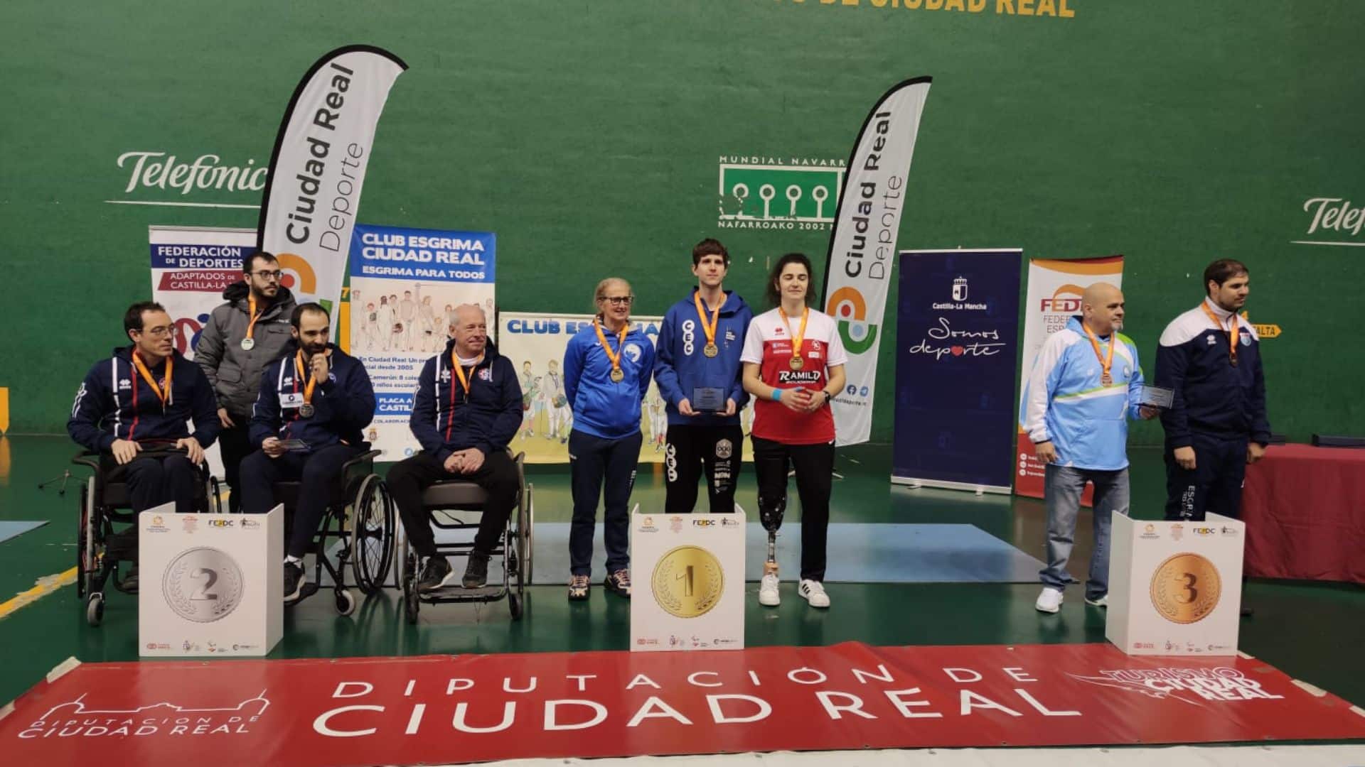 Los favoritos se imponen en la prueba de esgrima en Ciudad Real