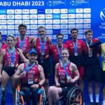 Ocho medallas para el triatlón en la Copa del Mundo de Abu Dabi