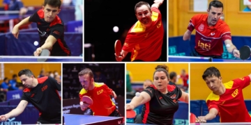 Una cosecha de siete medallas para el tenis de mesa español