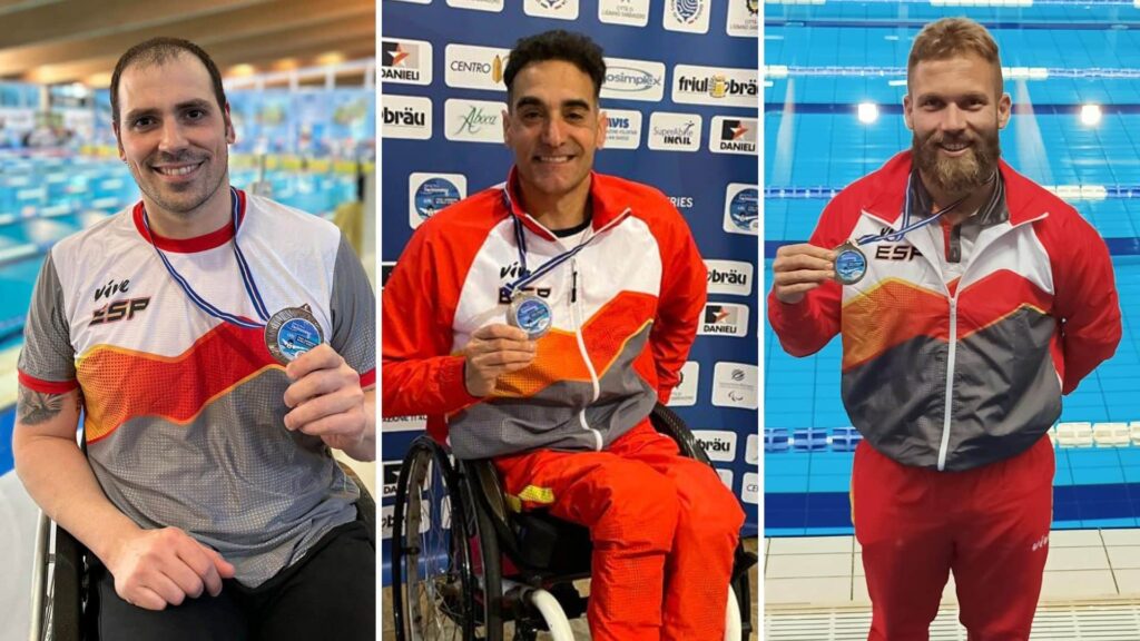 Cinco medallas y dos récords de España en las Series Mundiales de natación