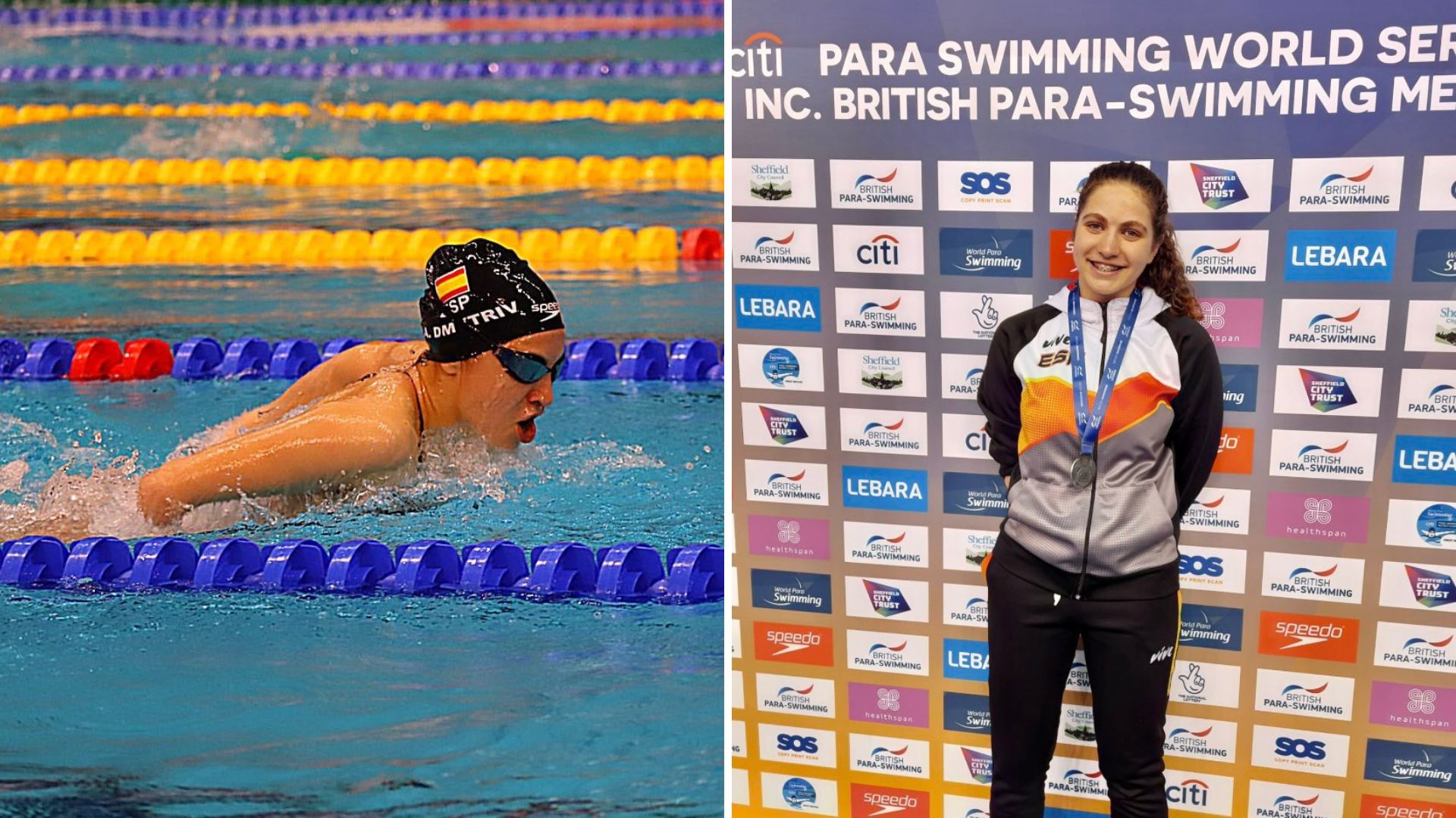 Tasy Dmytriv logra una plata en las Series Mundiales de natación