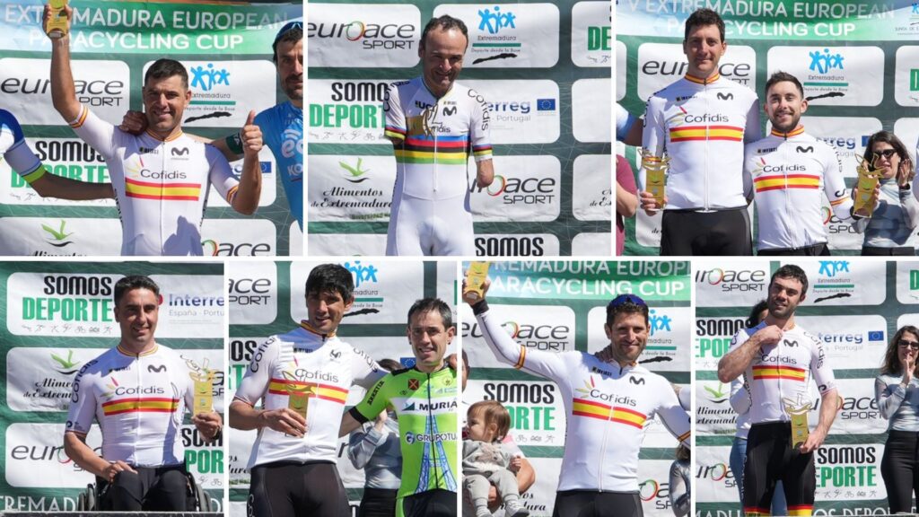 Los ciclistas del equipo español, protagonistas en la Copa de Europa