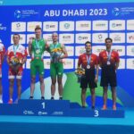 Ocho medallas para el triatlón en la Copa del Mundo de Abu Dabi