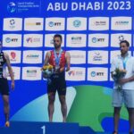 Ocho medallas para el triatlón en la Copa del Mundo de Abu Dabi