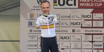 Ricardo Ten consigue una plata en la crono de la Copa del Mundo