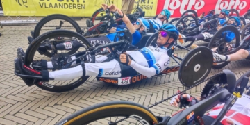 El handbiker Sergio Garrote se abona a la plata en la Copa del Mundo