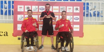 El tenis de mesa español suma tres bronces en dobles en el Open de Montenegro