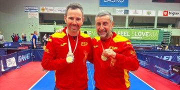 Plata de Álvaro Valera y bronce de Juan Bautista Pérez en Eslovenia