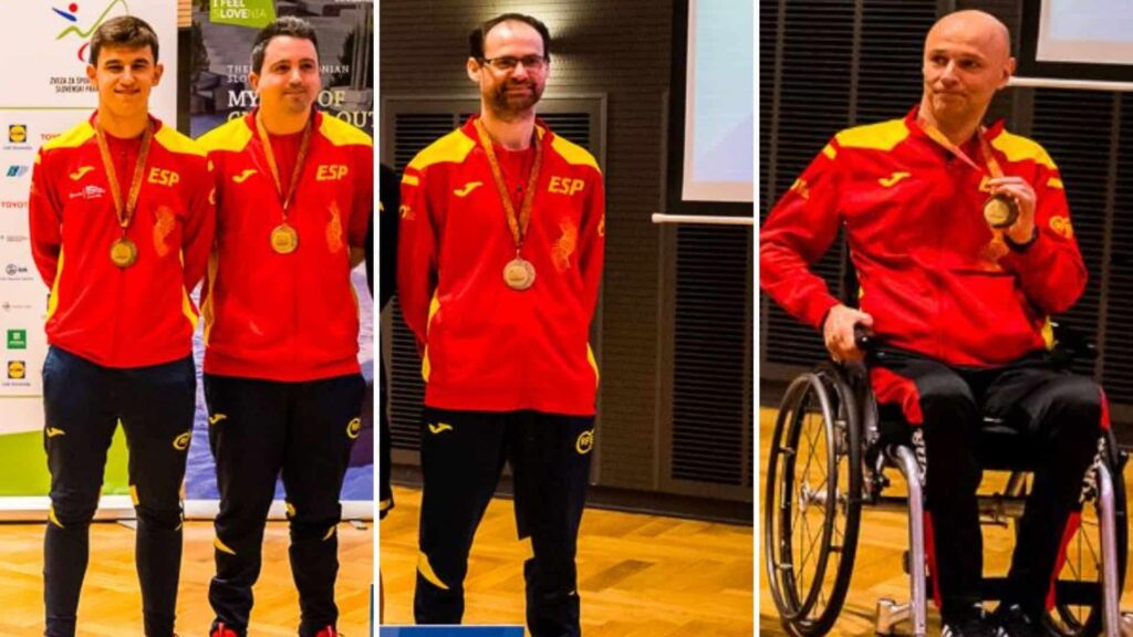 El tenis de mesa español suma tres bronces en dobles en Eslovenia