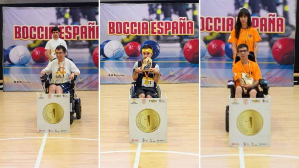 Amagoia Arrieta, Raúl Martí, Álex Morillas y Vasile Agache mandan en la boccia