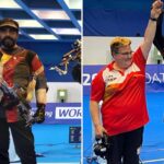 Juan Saavedra y Ager Solabarrieta disparan a las medallas en Croacia