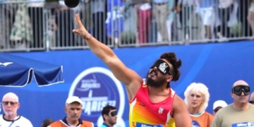 Álvaro del Amo, bronce mundial en lanzamiento de peso