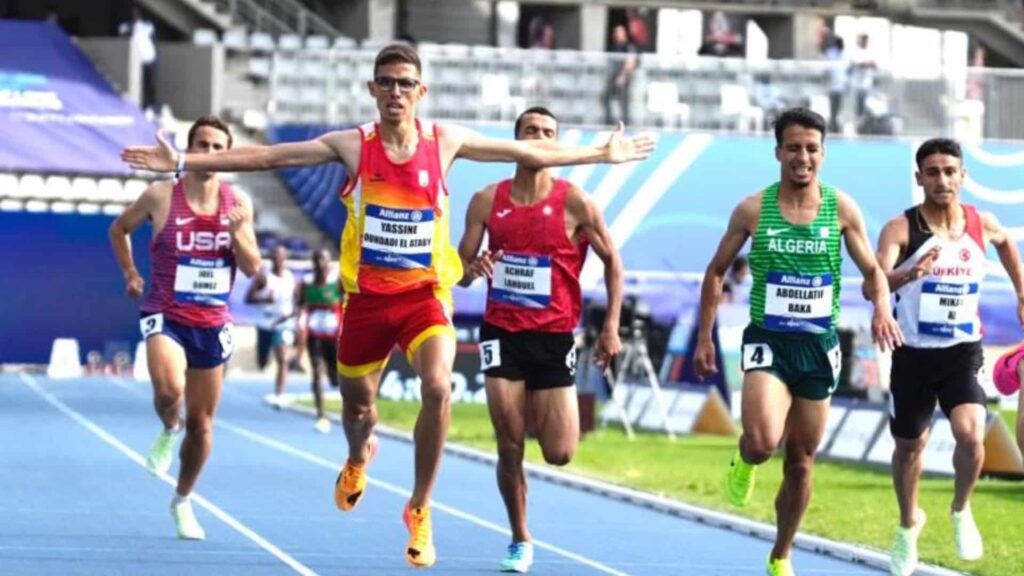 Yassine Ouhdadi completa su gran Mundial con una plata en 1.500 metros