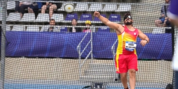 Álvaro del Amo, un discóbolo de bronce en el Mundial de París