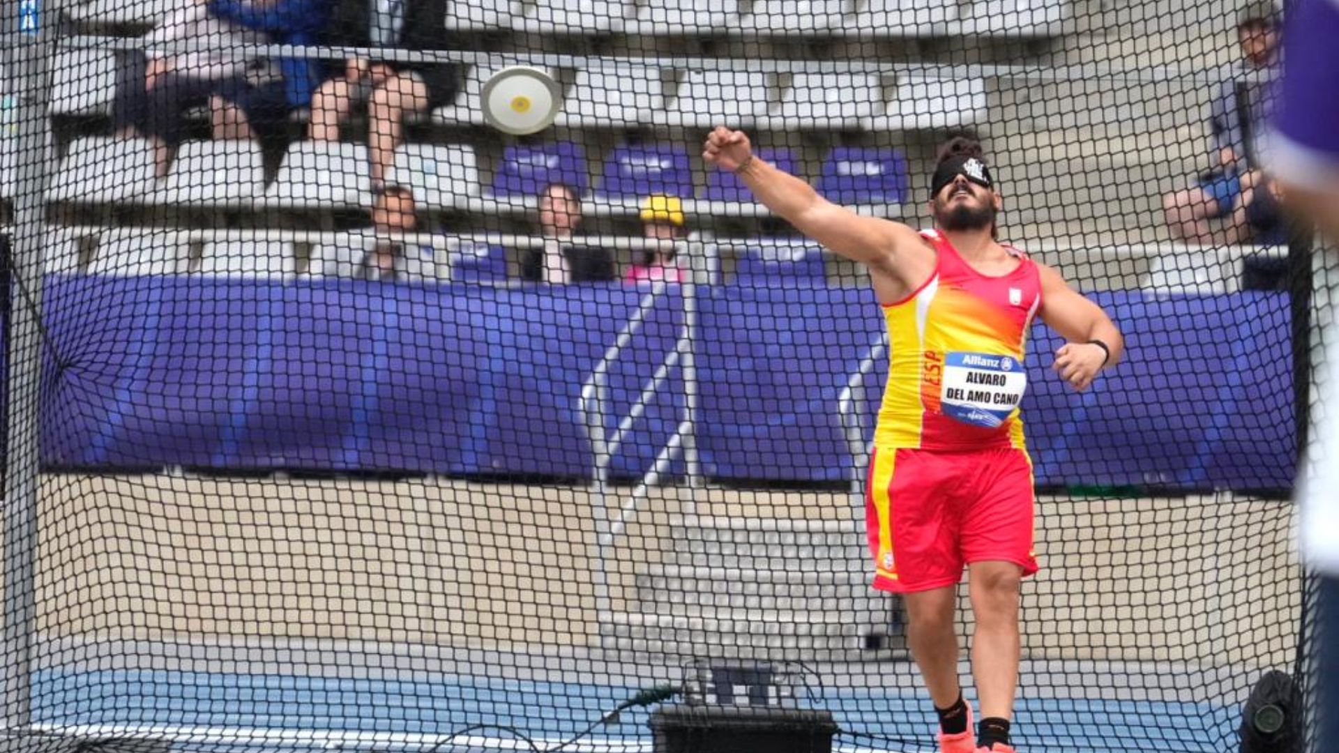 Álvaro del Amo, un discóbolo de bronce en el Mundial de París
